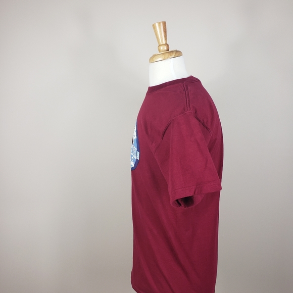 VOLCOM MEN T-SHIRT SIZE LARGE RED WINE - Picture 3 of 13